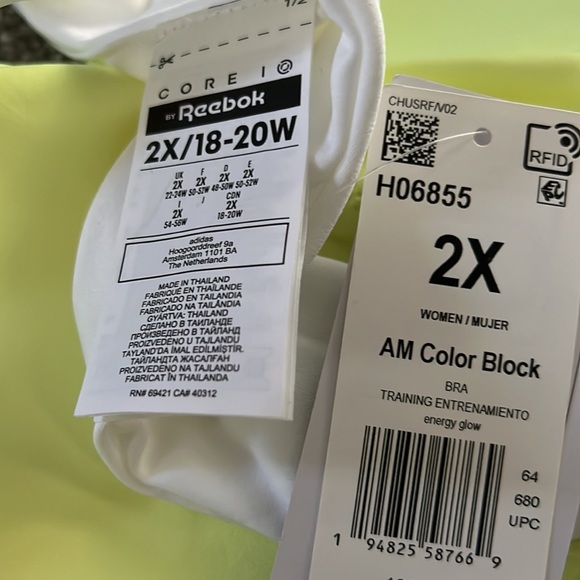 ❗️FINAL❗️ 🆕 Core 10 by REEBOK Plus Size Sports Bra 🔴🔴 - Picture 5 of 5